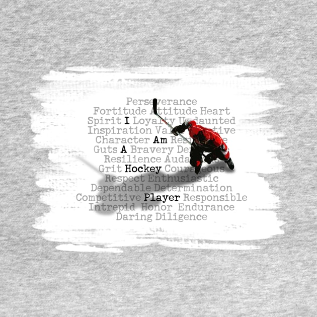 I Am A Hockey Player by eBrushDesign